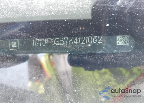 2019 Chevrolet Sonic Premier Auto из США, поврежденный, VIN 1G1JF5SB7K4121062